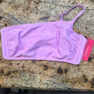 NEW Xhilaration D/DD Purple One Shoulder Padded Bikini Top Beach Summer Preppy